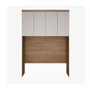 Ver imagem 1 de Guarda Roupa Modulado Aéreo Casal 100% Mdf Cumaru Fendi