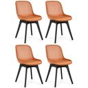 Ver imagem 1 de Kit 4 Cadeiras de Jantar Estofada Design Marcela - Marrom