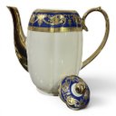 Ver imagem 4 de Jogo de Aparelho de Jantar em Porcelana Azul, Branco e Dourado 62 Peças 45x63x57cm