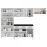 Cozinha de Aço Completa Mirage New 14 Portas 3 Gavetas Branco 815471 - Telasul - 3
