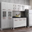 Ver imagem 1 de Cozinha de Aço Completa Mirage New 14 Portas 3 Gavetas Branco 815471 - Telasul