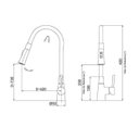 Ver imagem 5 de Torneira Misturador Lorenzetti Lorenflex para Cozinha Preto