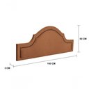 Ver imagem 3 de Cabeceira Queen Provençal Luxo 160X60 Terracota Tachas Fumê