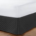 Ver imagem 1 de Saia para Cama Box Solteiro Matelada - Preto - Preto