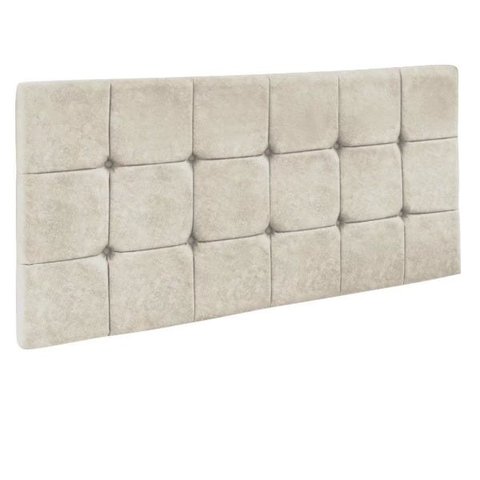 Cabeceira Painel Sleep para Cama Box Solteiro 0,90 cm Suede Bege Amassado 1301 - D'Rossi