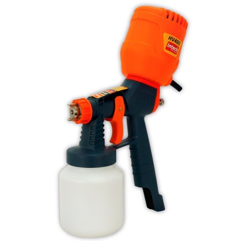 Pistola de Pintura Pulverizadora Elétrica 450w - Hv400 220v Cor Laranja