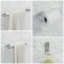 Ver mais imagens de Kit de Acessórios para Banheiro 4 Peças Stander:branco