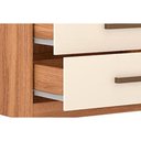 Ver imagem 4 de Cômoda Casal Áurea C/ 2 Portas e 4 Gavetas Amendola/off White - Demóbile