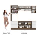 Ver imagem 6 de Armário de Cozinha Completa 220cm Rustic/Branco Glamy Madesa 01