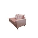 Ver imagem 4 de Divã Recamier Berlim 1,80 cm Lado Direito Veludo Rose