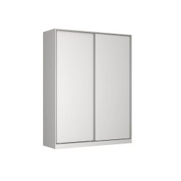 Guarda Roupa Closet 200cm 2 Portas 100% Mdf Branco - 3