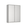 Guarda Roupa Closet 200cm 2 Portas 100% Mdf Branco - 3