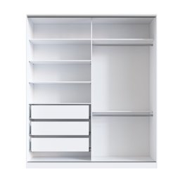 Guarda Roupa 2 Portas de Correr Rc2006 Linha Roupeiros Emovell - 6