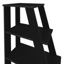Ver imagem 6 de Estante Escada Multiuso Decorativa 5 Prateleiras Stela A06 Preto - Mpozenato