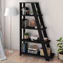 Ver imagem 2 de Estante Escada Multiuso Decorativa 5 Prateleiras Stela A06 Preto - Mpozenato