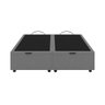 Base Cama Box Baú Casal King Size Linho Cinza SkyBox - 4