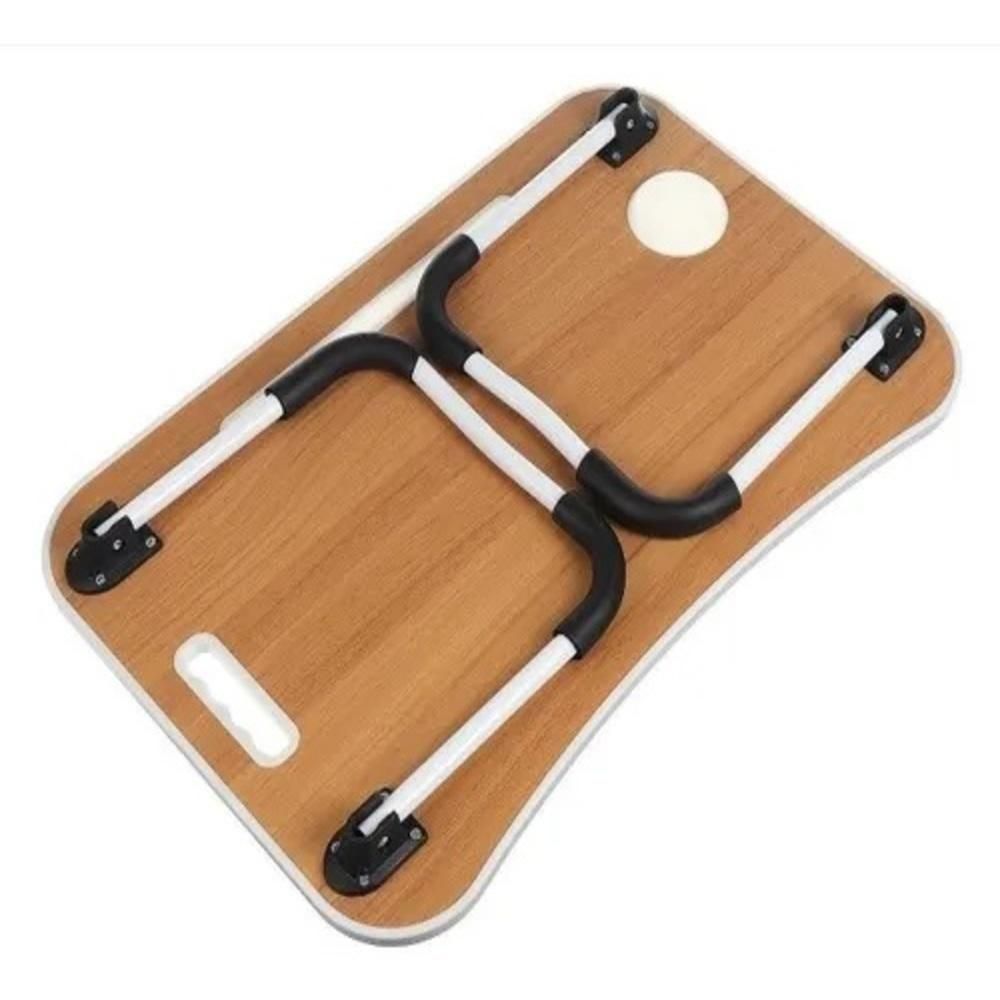 Ver imagem 3 de Mesa Notebook Rosa Dobrável para Sofá e Cama