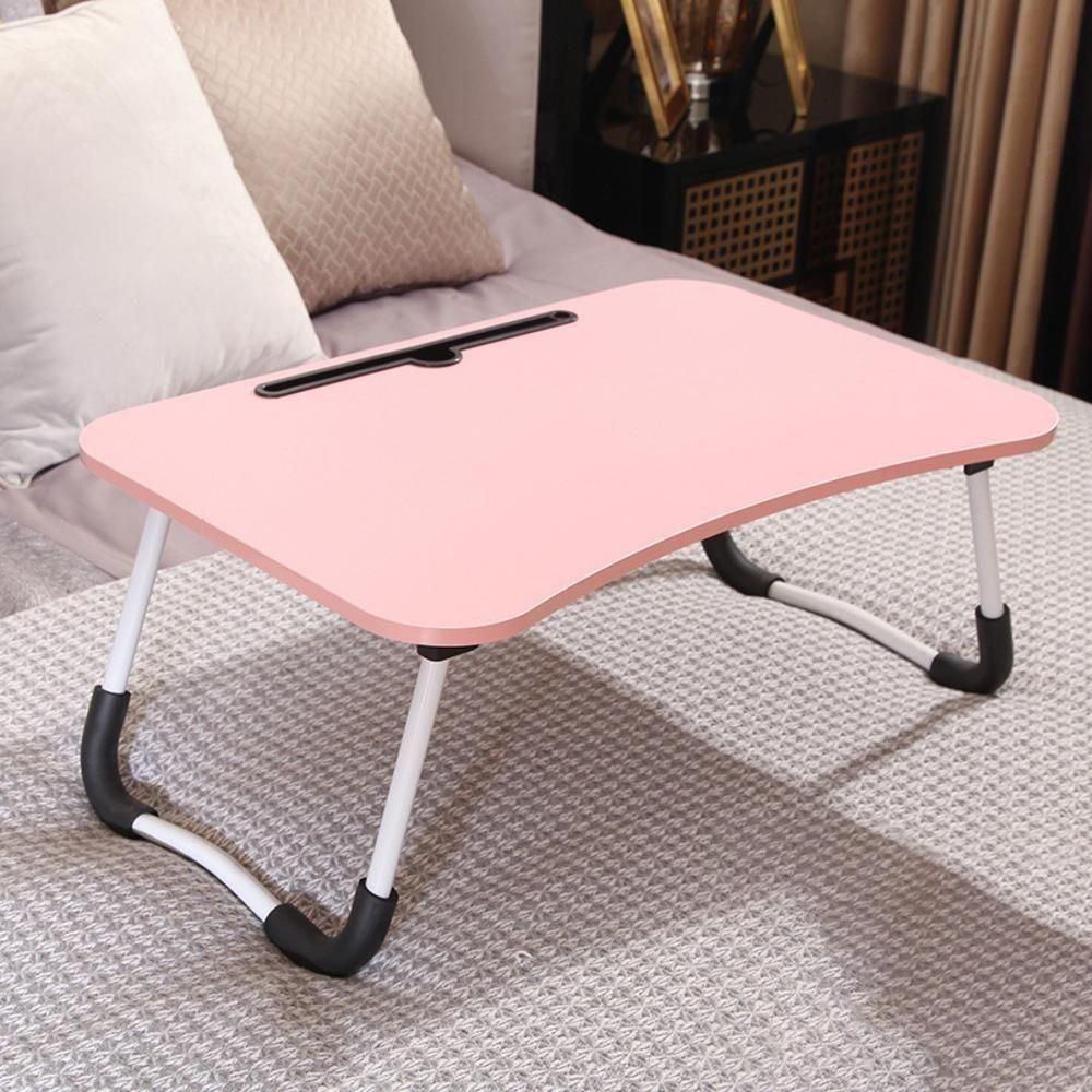 Ver imagem 2 de Mesa Notebook Rosa Dobrável para Sofá e Cama