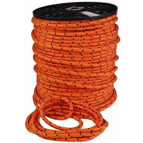 Carretel De Corda Polipropileno Starfer 6mm 165m Laranja
