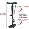 Bomba de Ar Manual para Bicicleta Profissional 160psi - 2