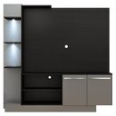 Ver imagem 5 de Estante 2 Leds Painel Tv 55'' e 2 Portas Dallas lacca Fumê