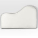 Ver imagem 4 de Cabeceira Led Orgânica 140cm Casal Painél para Cama Box Bouclé Serena