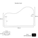 Ver imagem 5 de Cabeceira Led Orgânica 140cm Casal Painél para Cama Box Bouclé Serena