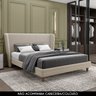 Cama King Base Box 195cm Many P02 Veludo Bege - Mpozenato - 2