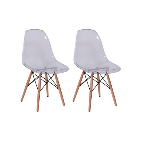 Conjunto 2 Cadeiras Eiffel - incolor Or Design