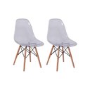 Ver imagem 1 de Conjunto 2 Cadeiras Eiffel - incolor Or Design
