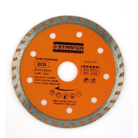Disco Diamantado Eco turbo Starfer Embalagem Com 10