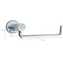 Ver imagem 3 de Kit Suporte Papel Higiênico Porta Toalha de Rosto 30cm Inox Lavabo Banheiro Jasmim