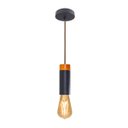 Ver imagem 1 de Kit 3x Pendente Tubo Preto + Filamento Carbono ST64 220V st858
