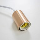 Ver imagem 4 de Pendente Tubo Cilindro Alumínio Cobre Escovado + Filamento Carbono ST64 220V St458