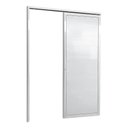 Ver imagem 1 de Porta de Correr Alumínio Branco Parede 1 Folha Lambril Maxx - 215x75