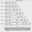 Ver imagem 4 de Corrediça Telescópica Larga 350 Mm Zinco Branco Avulsa