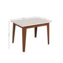 Ver imagem 4 de Conjunto Mesa Sophia 4 Cadeiras Paraty - Bagum Bege Naturalle e Off White