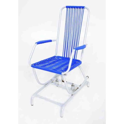 Cadeira Infantil com Balanço Azul/branco Belstar