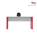 Ver mais imagens de Escrivaninha Mesa Escritório X 150cm Industrial Cinza e Vermelho