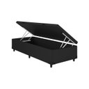 Ver imagem 2 de Baú Solteirão Corino Preto 108 X 198 Blindado