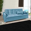 Ver imagem 2 de Sofá Cama Reclinável Paris Suede