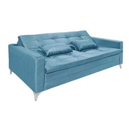 Sofá Cama Reclinável Paris Suede - 1 Sofá Cama Reclinável Paris Suede - 1
