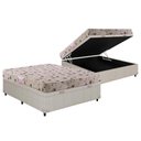 Ver imagem 1 de Cama Box Baú Casal: Colchão Espuma Herval D26 Sueño + Base CRC Courano Clean(138x188)