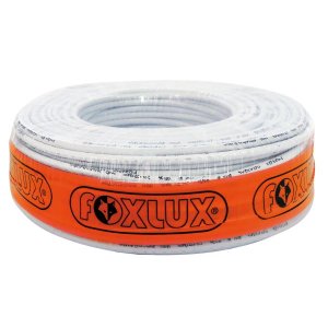 Fio Cabo Coaxial Rg6 67% Malha 100 Metros Foxlux