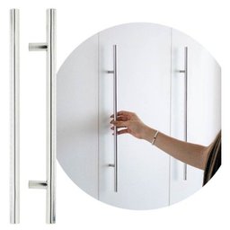 Puxador em Aço Inox Tubular/quadrado 64mm-512mm:tubular/192 - 4