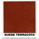 Ver mais imagens de Banqueta Alta de Madeira Aurora Balcão Cozinha Bistro com Encosto Suede Terracota