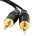 Ver imagem 2 de Cabo Adaptador P2 90° Graus para 2 P2 Mono - 50 Cm