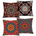 Ver imagem 1 de Kit com 4 Capas para Almofadas Decorativas Mandalas