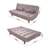 Sofá Cama Reclinável Persia Madero Suede - 4