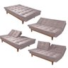 Sofá Cama Reclinável Persia Madero Suede - 3